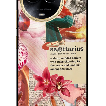 Sagittarius Zodiac Realme 11 5G/11X 5G/C67 Glass Case