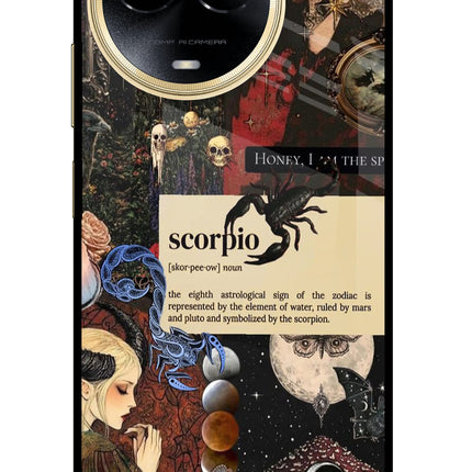 Scorpio Zodiac Realme 11 5G/11X 5G/C67 Glass Case