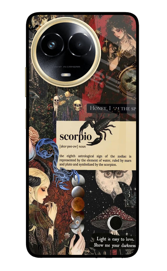 Scorpio Zodiac Realme 11 5G/11X 5G/C67 Glass Case