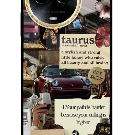 Taurus Zodiac Realme 11 5G/11X 5G/C67 Glass Case