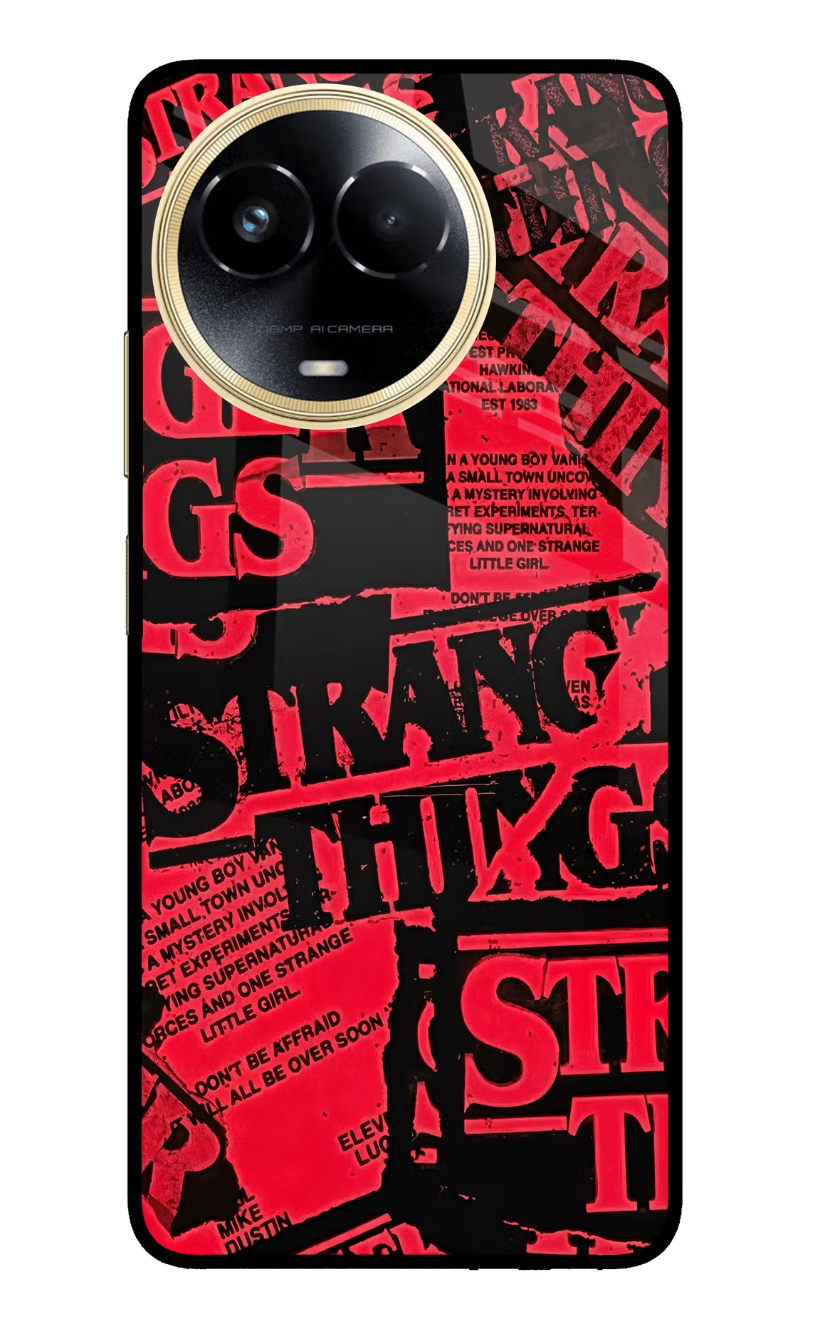 Ordinary Things Realme 11 5G/11X 5G/C67 Glass Case Back Cover by Casekaro