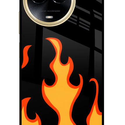 Fired Up – Black Realme 11 5G/11X 5G/C67 Glass Case