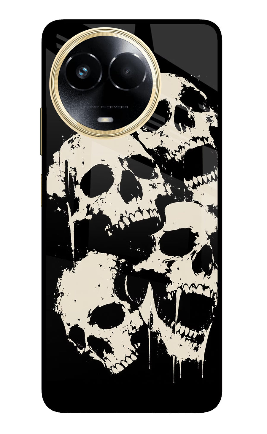 Dead Stack Realme 11 5G/11X 5G/C67 Back Cover, Metal case