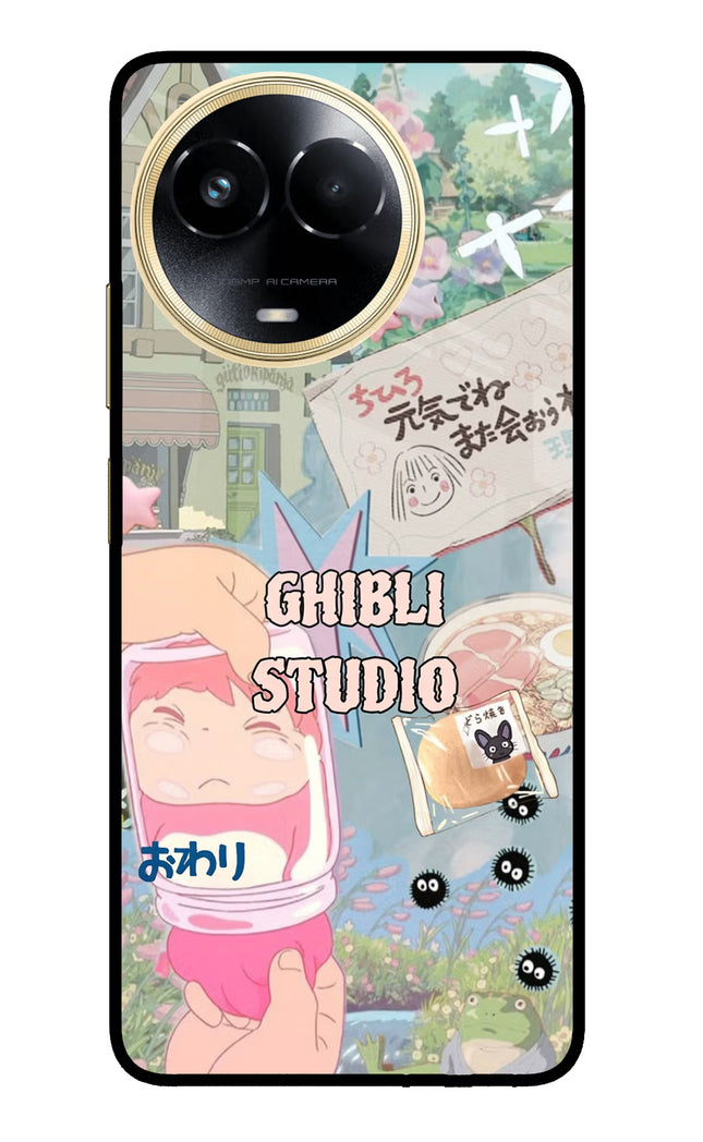 Studio Ghibli Realme 11 5G/11X 5G/C67 Glass Case
