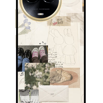 Soft Aesthetic Realme 11 5G/11X 5G/C67 Glass Case