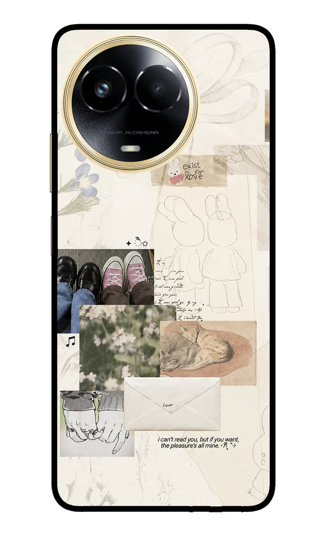 Soft Aesthetic Realme 11 5G/11X 5G/C67 Glass Case