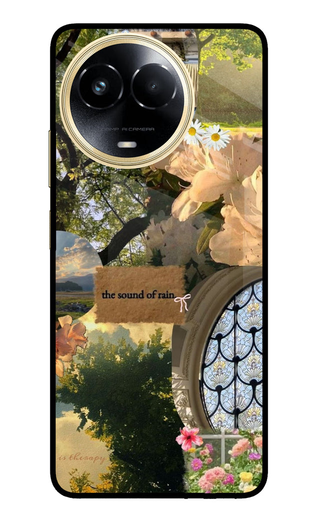 Rain Realme 11 5G/11X 5G/C67 Glass Case