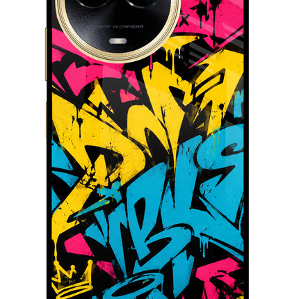 Graffiti Vibe Realme 11 5G/11X 5G/C67 Glass Case
