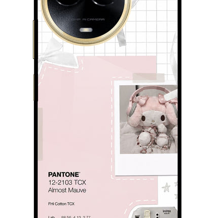 Pantone Asthetic Realme 11 5G/11X 5G/C67 Glass Case