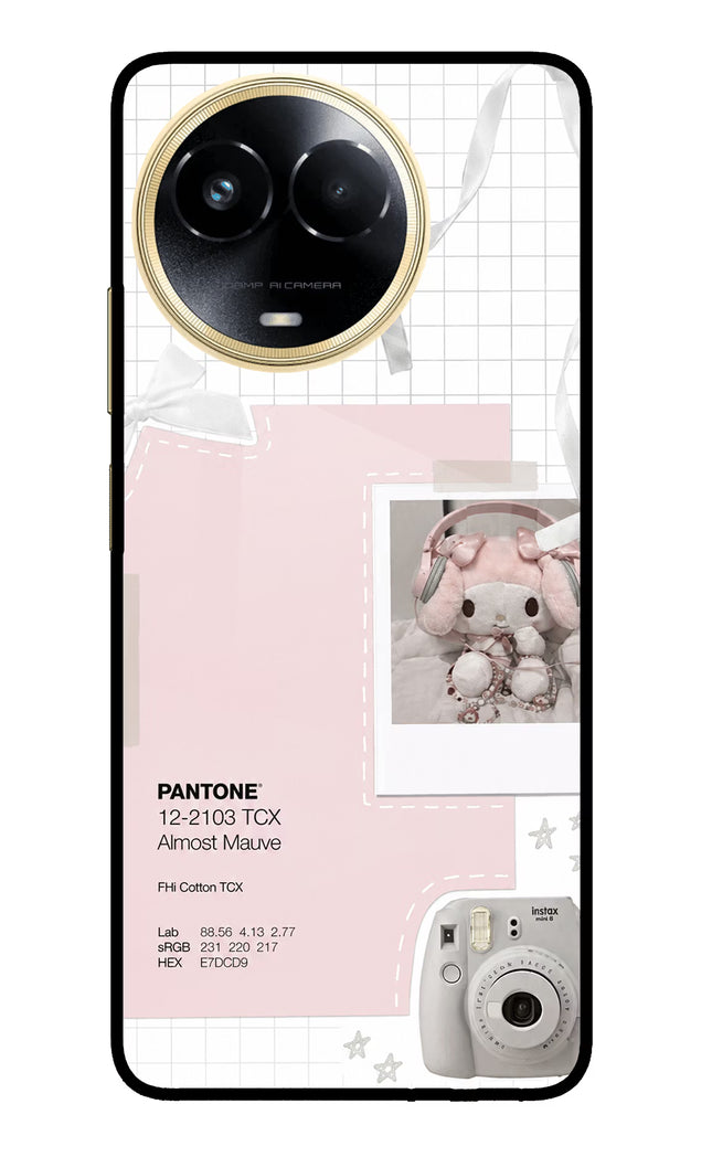 Pantone Asthetic Realme 11 5G/11X 5G/C67 Glass Case