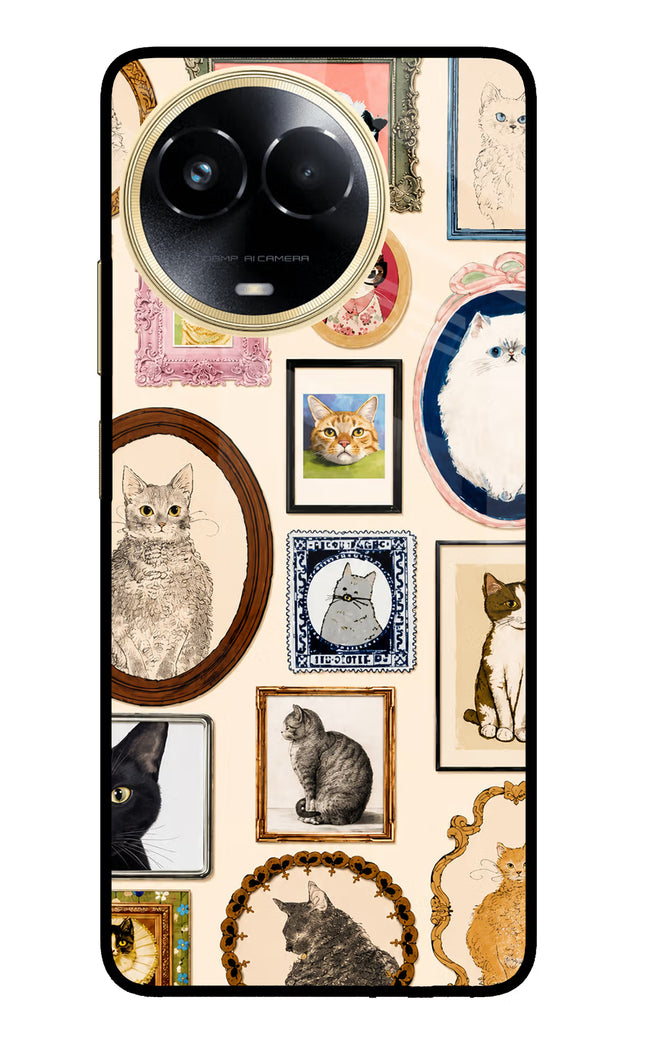 Mirror Cats Realme 11 5G/11X 5G/C67 Glass Case