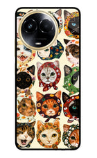 Cool Cat Realme 11 5G/11X 5G/C67 Glass Case