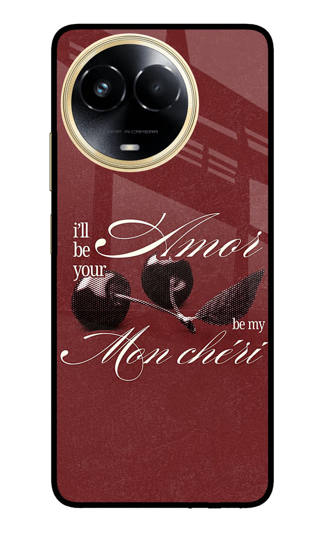 Velvet Cherry Realme 11 5G/11X 5G/C67 Glass Case