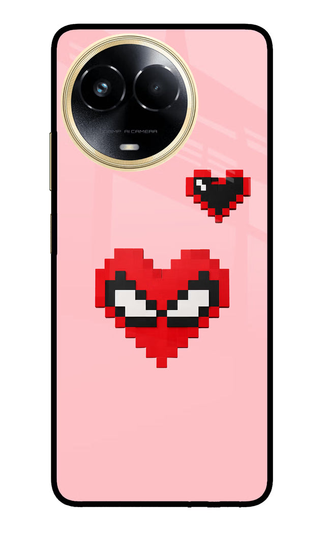 Gwen Heart Realme 11 5G/11X 5G/C67 Glass Case