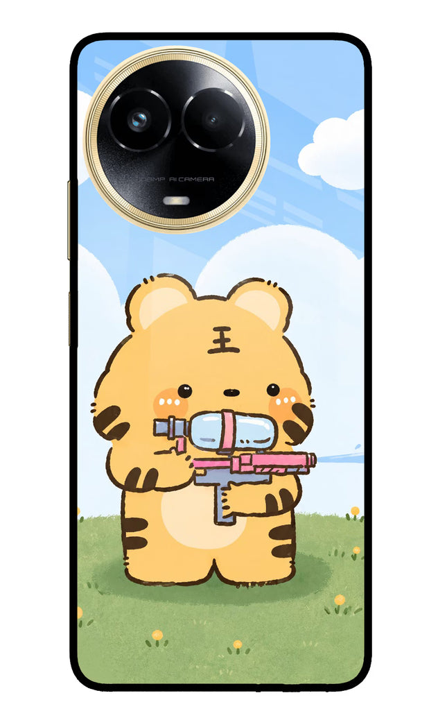 Tiger Treat Realme 11 5G/11X 5G/C67 Glass Case