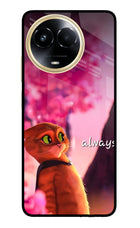 Always Cat Realme 11 5G/11X 5G/C67 Glass Case