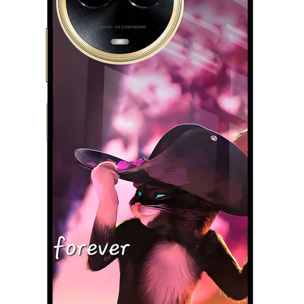 Forever Cat Realme 11 5G/11X 5G/C67 Glass Case