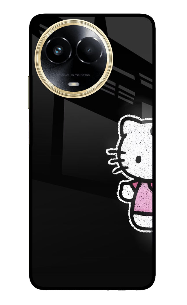 Kitty Charm Realme 11 5G/11X 5G/C67 Glass Case