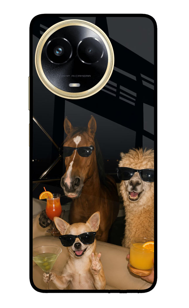 Party Squad Realme 11 5G/11X 5G/C67 Glass Case