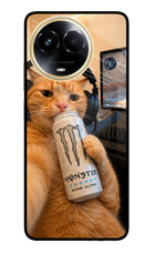 Gamer Cat Energy Realme 11 5G/11X 5G/C67 Glass Case