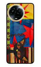 Pop Cat Realme 11 5G/11X 5G/C67 Glass Case