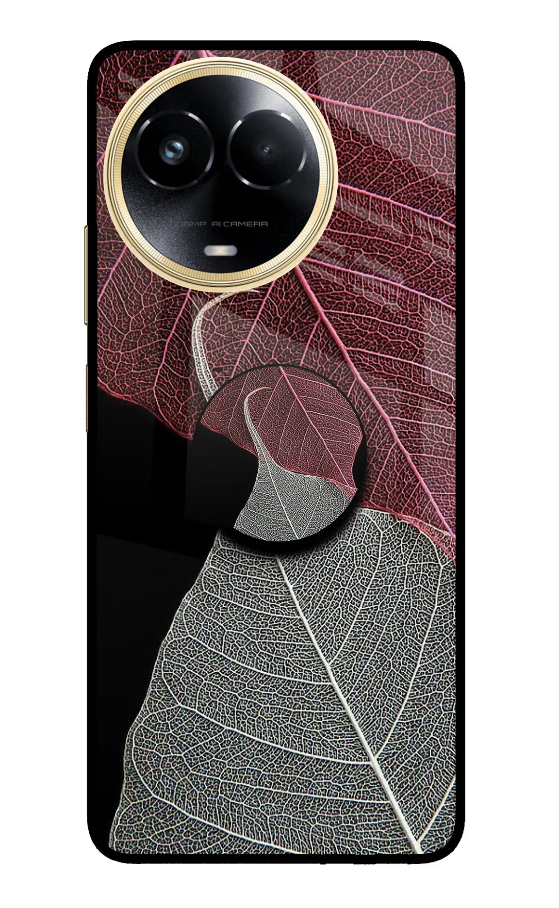 Leaf Pattern Realme 11 5G/11X 5G/C67 Pop Case by Casekaro