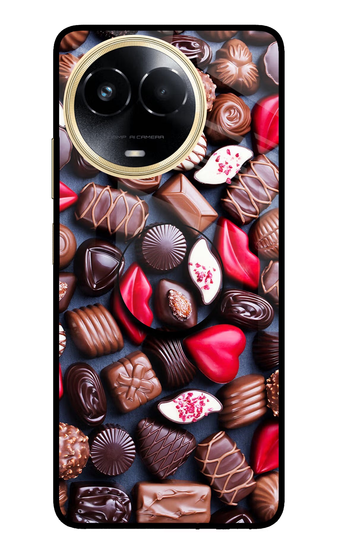Chocolates Realme 11 5G/11X 5G/C67 Pop Case by Casekaro