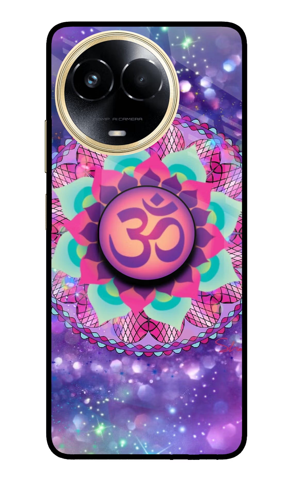 Om Purple Realme 11 5G/11X 5G/C67 Pop Case by Casekaro
