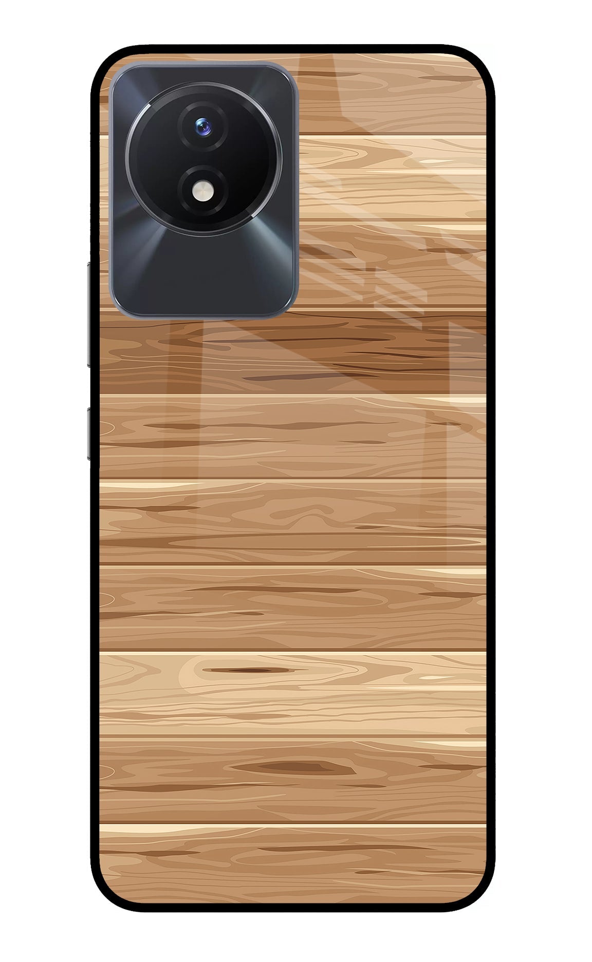 Wooden Vector Vivo Y02/Y02T Back Cover