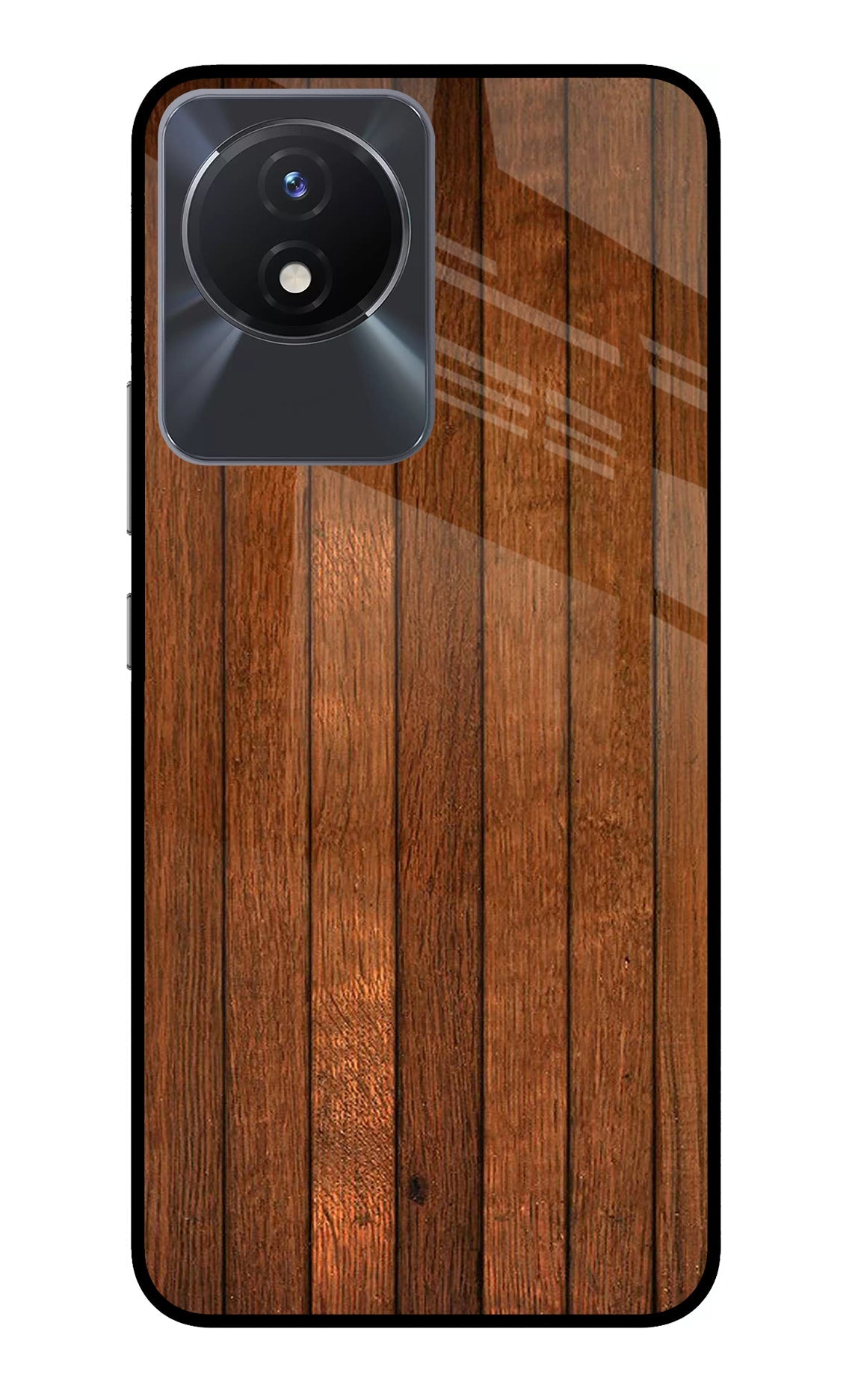 Wooden Artwork Bands Vivo Y02/Y02T Back Cover