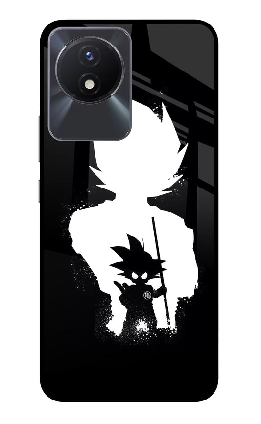 Goku Shadow Vivo Y02/Y02T Glass Case