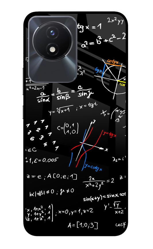 Mathematics Formula Vivo Y02/Y02T Glass Case