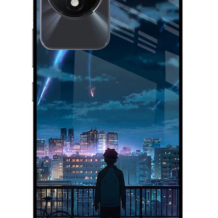 Anime Vivo Y02/Y02T Glass Case Back Cover by Casekaro