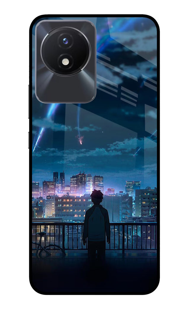 Anime Vivo Y02/Y02T Glass Case Back Cover by Casekaro
