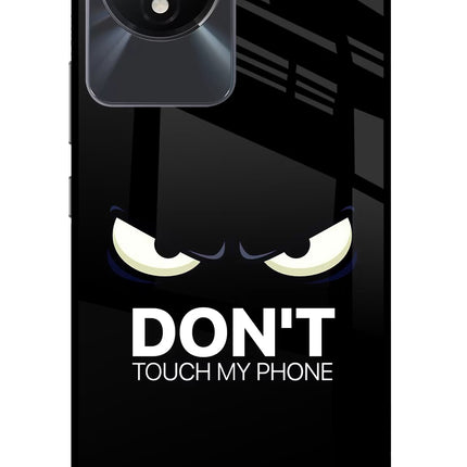 Don'T Touch My Phone Vivo Y02/Y02T Glass Case