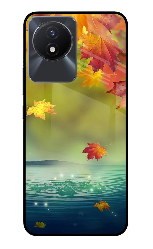 Flowers Vivo Y02/Y02T Glass Case