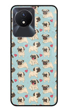 Pug Dog Vivo Y02/Y02T Glass Case