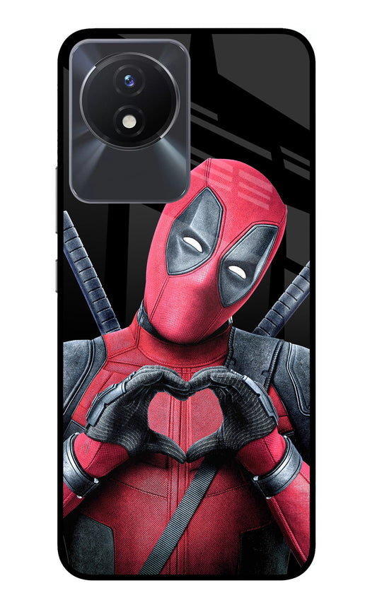 Deadpool Vivo Y02/Y02T Glass Case