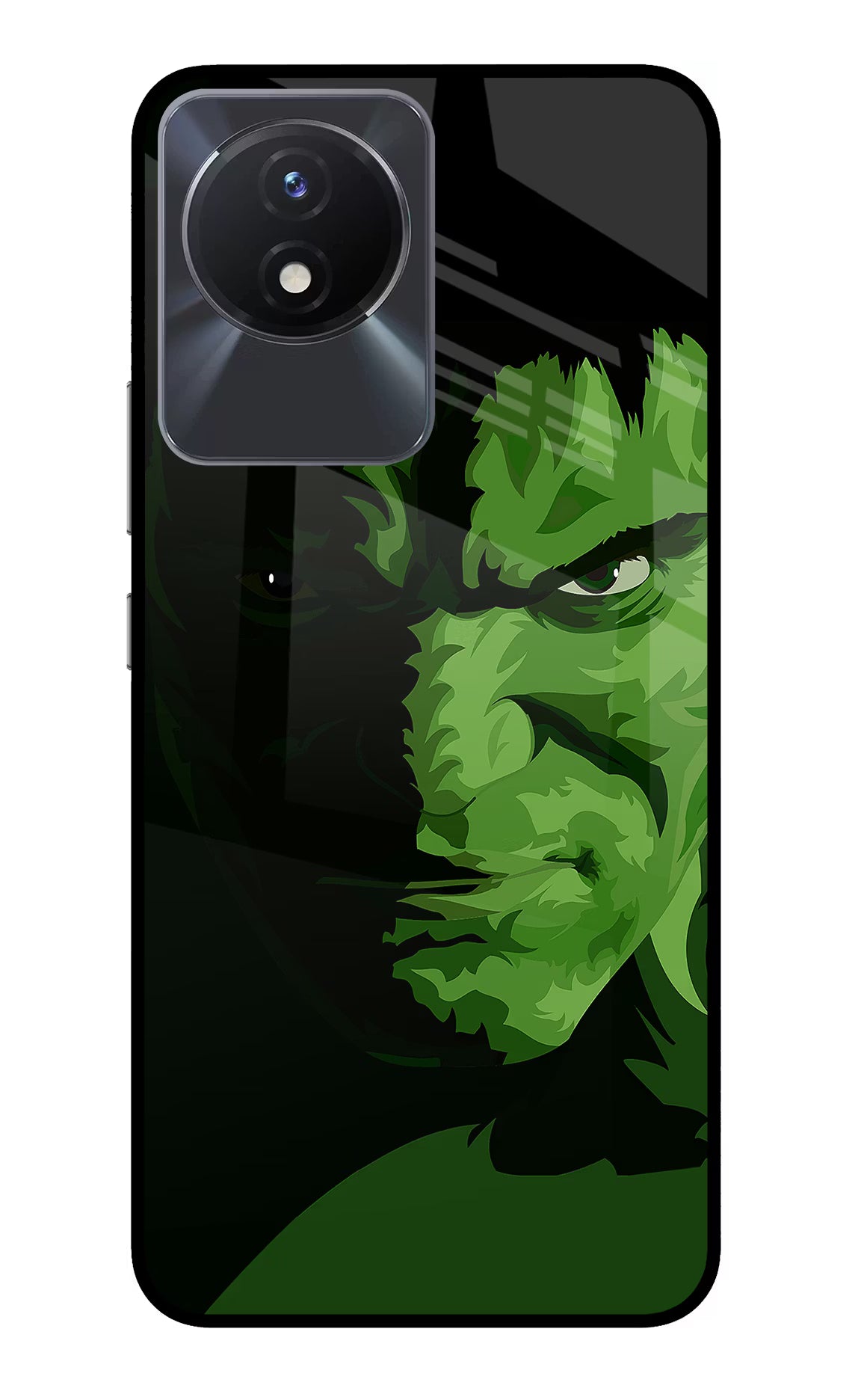 HULK Vivo Y02/Y02T Glass Case Back Cover by Casekaro