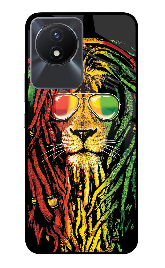 Rasta Lion Vivo Y02/Y02T Glass Case