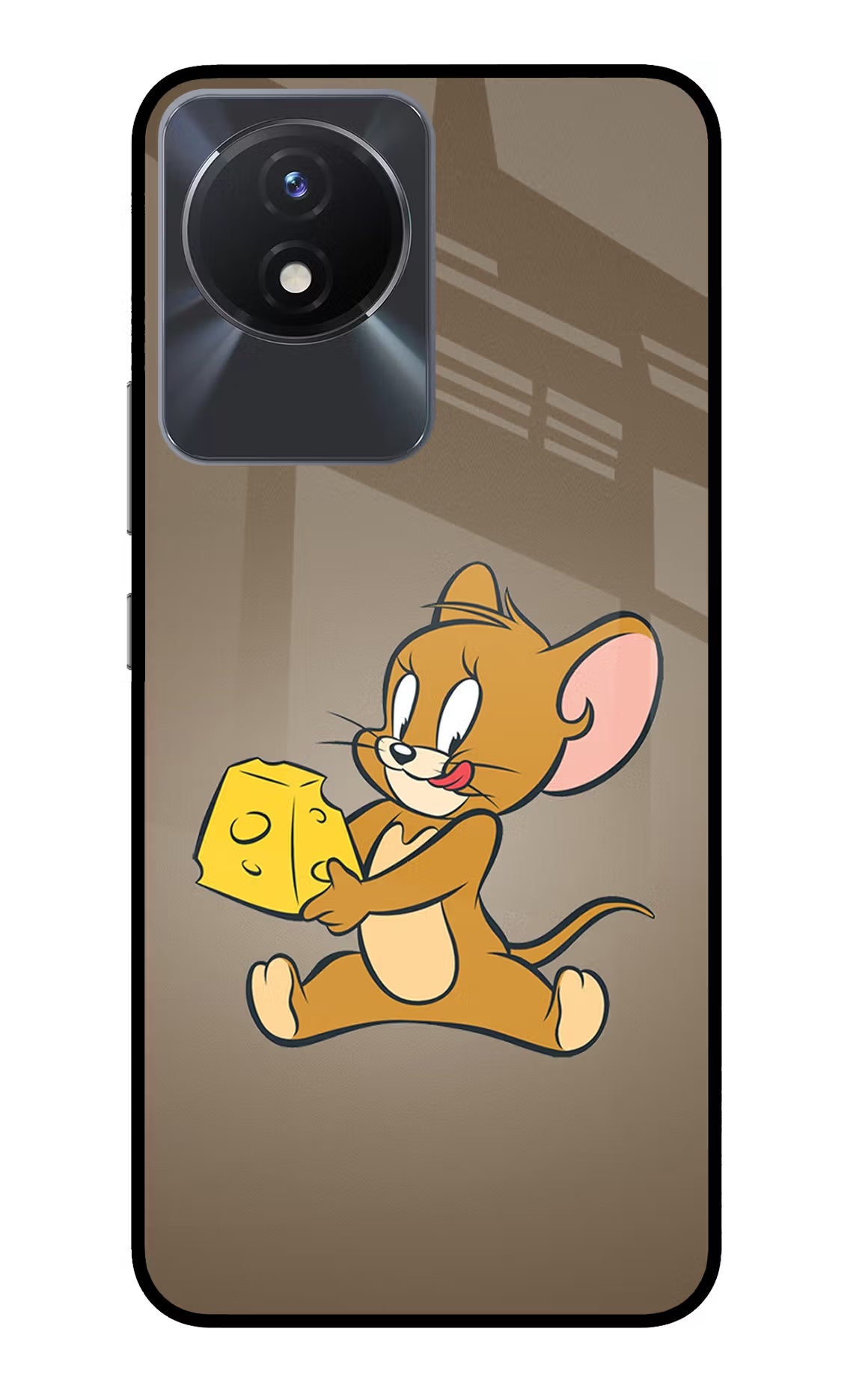 Jerry Vivo Y02/Y02T Glass Case Back Cover by Casekaro