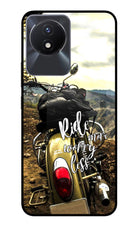 Ride More Worry Less Vivo Y02/Y02T Glass Case