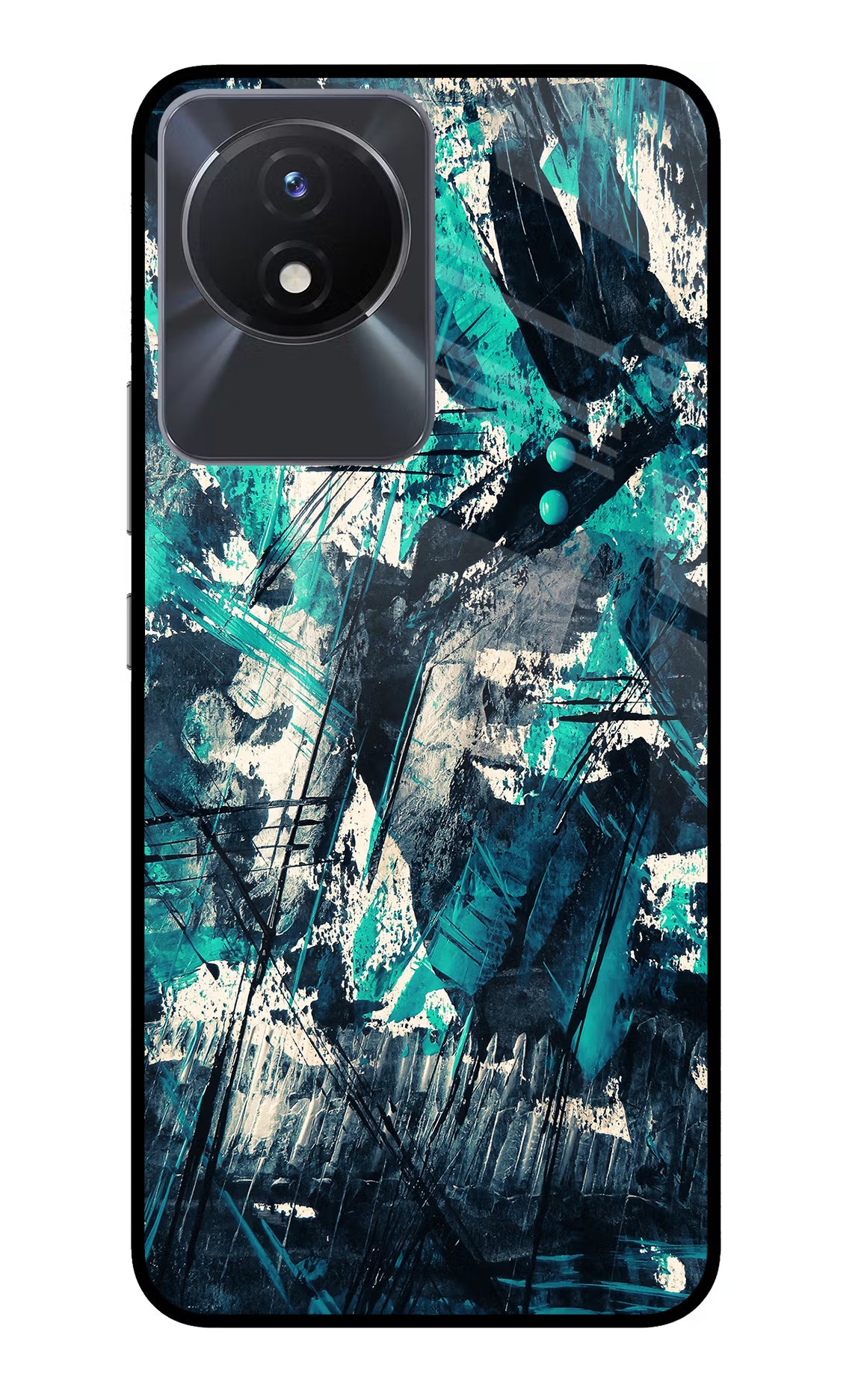 Artwork Vivo Y02/Y02T Glass Case Back Cover by Casekaro
