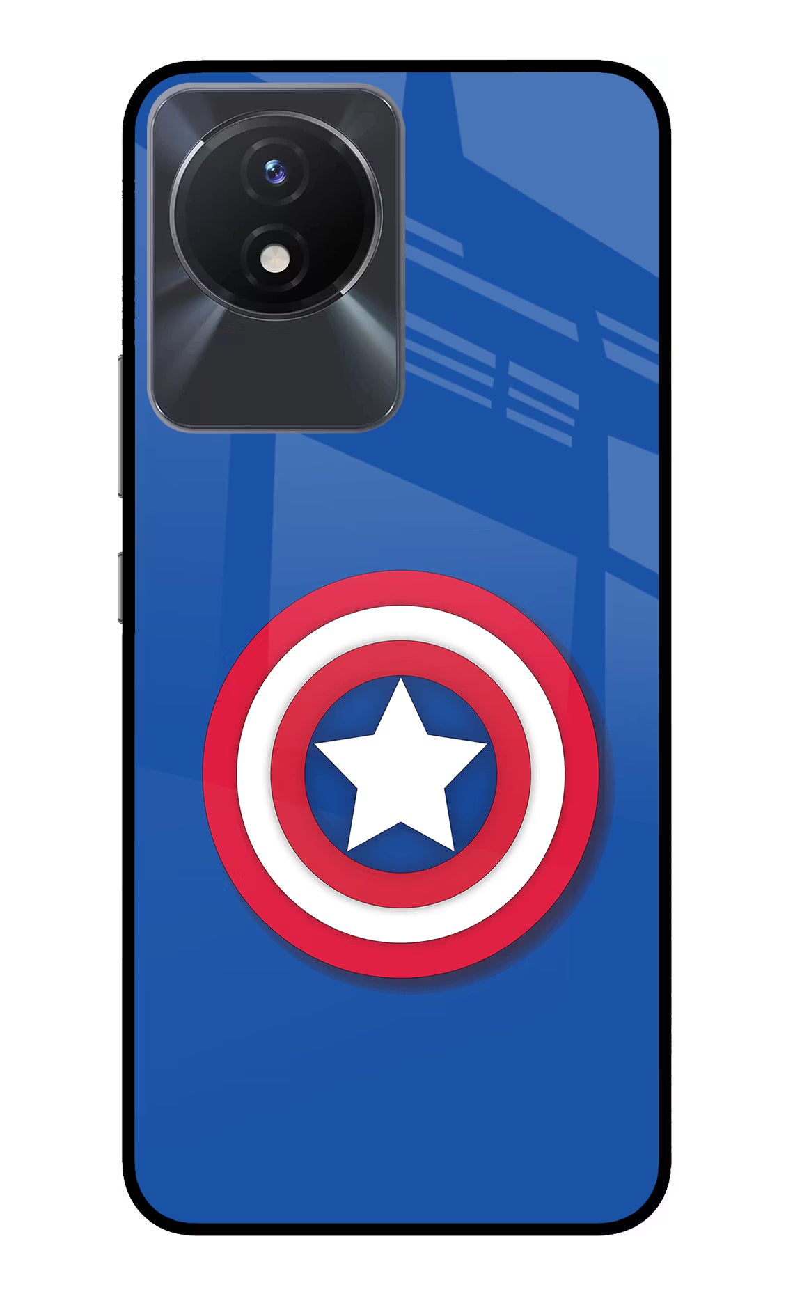 Shield Vivo Y02/Y02T Glass Case Back Cover by Casekaro