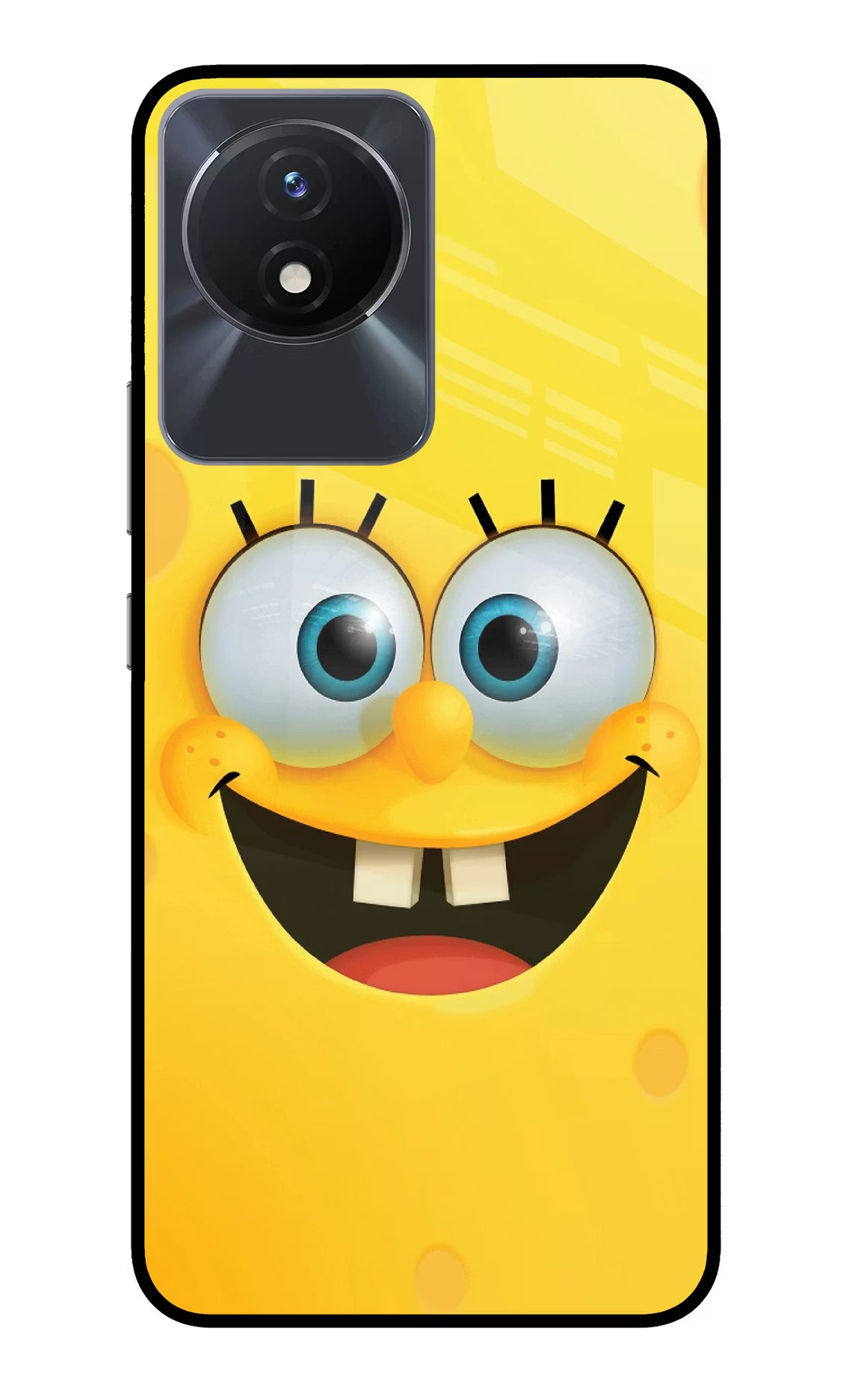 Sponge 1 Vivo Y02/Y02T Glass Case Back Cover by Casekaro