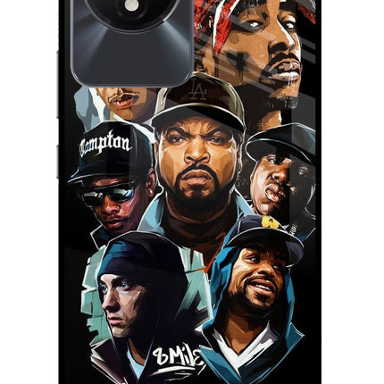 Rappers Vivo Y02/Y02T Glass Case