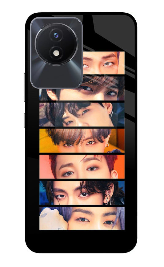 BTS Eyes Vivo Y02/Y02T Glass Case