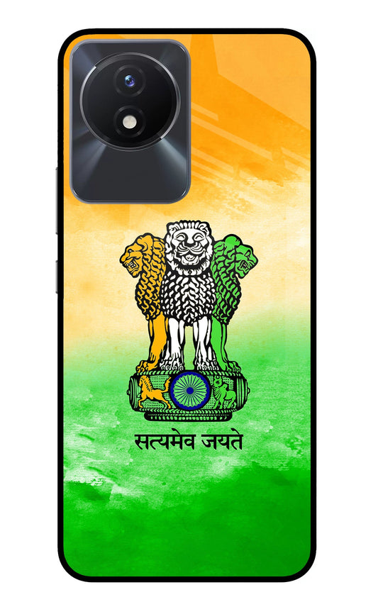 Satyamev Jayate Flag Vivo Y02/Y02T Glass Case