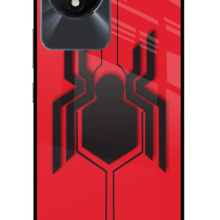 Spider Vivo Y02/Y02T Glass Case Back Cover by Casekaro
