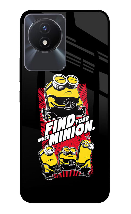 Find your inner Minion Vivo Y02/Y02T Glass Case